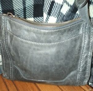 Frye Gray Crossbody Bag with Timeless Elegance